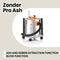 Zeegma Zonder PRO ASH - Industrile stofzuiger - 1600 W - 20L - HEPA-filter - blaasfunctie - 6 m snoer