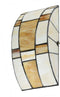Coloured by Art Roundabout Small - Wandlamp/Plafonnière - Geometrisch design - Oker