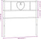 vidaXL - Hoofdbord - 100 - cm - metaal - zwart