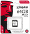 Kingston Industrial SDIT 64GB - SD kaart - Tot 100 MB/s - Temperatuur -40°C tot 85°C