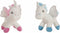 blauwe unicorn knuffel | 20 cm