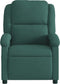 Fauteuil verstelbaar fluweel donkergroen
