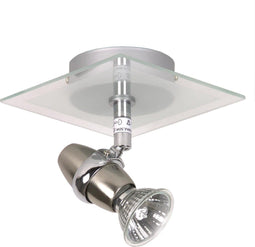 Lucide Jeo - Wandspot - Dimbaar - Mat chroom