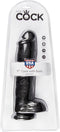 Pipedream King Cock Realistische Dildo met Ballen en Zuignap - 28 cm - Zwart
