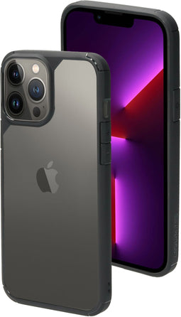 Mobiparts Rugged Clear Case - Apple iPhone 13 Pro Max - Shockproof TPU - Zwart
