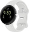 imoshion Siliconen bandje - Geschikt voor Google Pixel Watch / Watch 2 / Watch 3 (41 mm) - Maat L - Wit