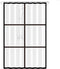 Loti Living Douchegordijn - Waterdicht - Anti Schimmel - Mat Transparant Zwart 120x200 cm