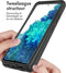 iMoshion Hoesje Geschikt voor Samsung Galaxy S20 FE Hoesje - iMoshion 360° Full Protective Case - Zwart / Transparant