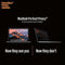 PanzerGlass Gehard Glas Privacy Screenprotector Geschikt voor MacBook Pro 16 inch (2019)