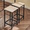 SoBuy OGT11-N Bartafel - Tuinset - max. 120 kg - Zwart / Bruin