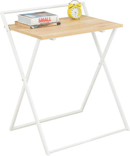 SoBuy FWT88-WN - Keukentafelset - Witte Hoge Tafel met Krukken - 63,5 x 78,5 x 40 cm