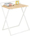 SoBuy FWT88-WN - Keukentafelset - Witte Hoge Tafel met Krukken - 63,5 x 78,5 x 40 cm