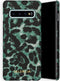 Selencia Hoesje Geschikt voor Samsung Galaxy S10 Hoesje - Selencia Maya Fashion Backcover - groen