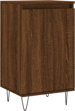 vidaXL - Dressoir - 40x35x70 - cm - bewerkt - hout - bruin - eikenkleur