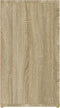 vidaXL - Dressoir - 100x33x59,5 - cm - bewerkt - hout - sonoma - eikenkleurig