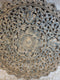 Wanddecoratie houten wandpaneel handgemaakt - mandala - brown black 90 cm