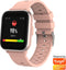 Denver SW-164 - Smartwatch - Hartslag- en temperatuurmeting - Roze (Zwart)