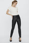 VERO MODA VMGAYA MR PL LEGGING - PU legging - Vegan leather - Zwart