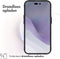 iMoshion Hoesje Geschikt voor iPhone 14 Pro Max Hoesje - iMoshion Rugged Hybrid Case - Zwart / Transparant
