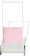 vidaXL Poppenwagen wit 53x25.7x50 cm hout