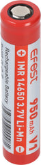 Efest IMR 14650 met 950 mAh 3,6 V tot 3,7 V LI-ionbatterij 5,1 x 14 mm