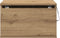 vidaXL - Nachtkastje - met - LED - Muurmontage - Artisan - Eiken - 50x36x30 - cm