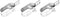 vidaXL - Gaashek - met - palen - 25x1,5 - m - gegalvaniseerd - staal - zilverkleurig