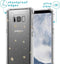 iMoshion Hoesje Geschikt voor Samsung Galaxy S8 Hoesje Met Koord - iMoshion Design Hoesje met Koord - Goud / Transparant