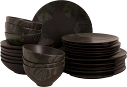 Palmer Serviesset Jungle Aurora Stoneware 6-persoons 24-delig Bruin Groen