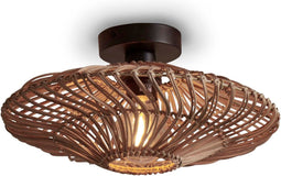 GOOD&MOJO Plafonniere Zanzibar - Rotan - Ø40cm - Modern