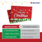 Sparklyn 30x Luxe Dubbelzijdige Kerstkaarten - Hoogwaardig Papier - Blanco - (30 stuks)