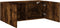 vidaXL - Tv-meubel - wandgemonteerd - 100x30x41 - cm - gerookt - eikenkleurig
