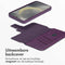 Accezz Samsung Galaxy S24 - Leather Bookcase 2-in-1 - Magnetische Ring - Heath Purple