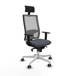 Bureaustoel met hoofdsteun Piqueras y Crespo 1D026G1 Donker grijs