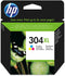HP 304XL - Inktcartridge - Hoge capaciteit - Drie-kleuren (Cyaan Geel Magenta)