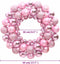 vidaXL - Kerstkrans - 45 - cm - polystyreen - roze