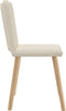vidaXL - Eetkamerstoelen - 2 - st - linnen