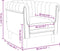 vidaXL Fauteuil fluweel donkergrijs