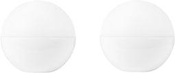 Dyberg Larsen ALBA Lightball - Oplaadbare lamp met touchbediening - Glanzend wit (2 stuks)
