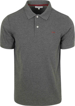 McGregor Piqué Polo - Heren - Regular-Fit - Antraciet - Maat 3XL