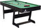 Cougar Hustle XL opklapbare Pooltafel Zwart/groen - 6ft. Pooltafel voor thuis - Poolbiljart tafel inclusief één set poolballen, triangel, 2 keuen, biljartkrijt en een borstel - 183x91x79cm