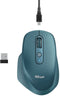 Trust Ozaa - Draadloze muis - Ergonomisch ontwerp met stille knoppen - Blauw