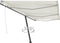 vidaXL - Luifel - vrijstaand - handmatig - uittrekbaar - 600x350 - cm - crèmekleurig