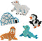 SES Beedz - Pool Dieren - pinguïns, ijsberen en walrussen - 2100 strijkkralen met legbord - PVC vrij