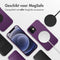 Accezz iPhone 12 Pro / 12 - Back Cover - MagSafe Leather - Heath Purple