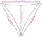 vidaXL - Zonnezeil - 160 - g/m² - 3,6x3,6x3,6 - m - HDPE - taupe