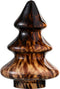 J-Line Kerstboom Spikkel - glas - bruin/zwart - large