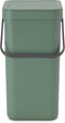 Brabantia Sort & Go - Prullenbak - 12 liter - Fir Green
