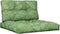 vidaXL - Palletkussens - 2 - st - stof - bladpatroon