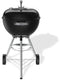Weber Bar-B Kettle - Houtskoolbarbecue Ø 47 cm - Zwart - 2 Duurzame wielen - Dekselthermometer - 2 Gereedschapshaken